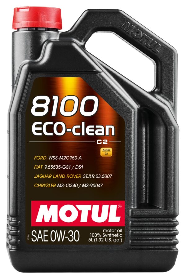 Motul 8100 ECO-CLEAN 0W-20 Full Synthetic Engine Oil (5L)