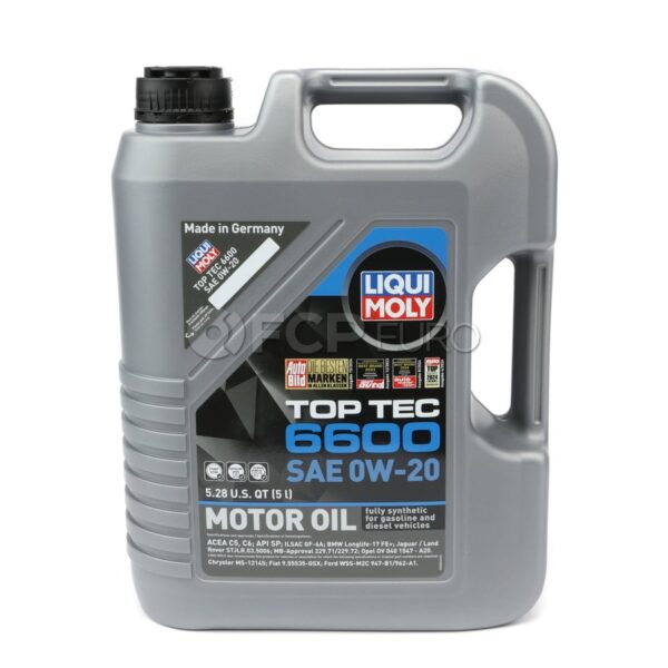 Liqui Moly Top Tec 6600 0W-20 Full Synthetic Engine Oil (5L)